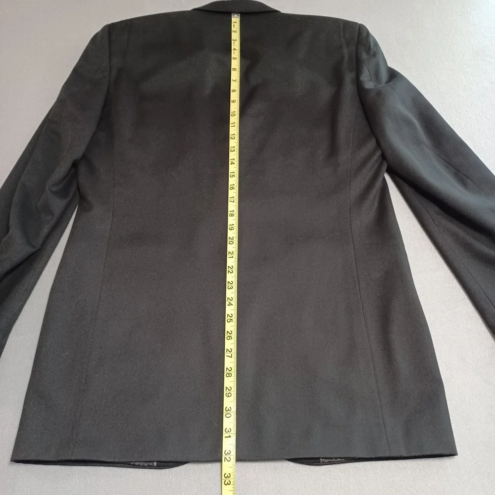 J Ferrar Mens Modern Fit Blazer Black 3 Button Suit Jacket 40 Long 40L